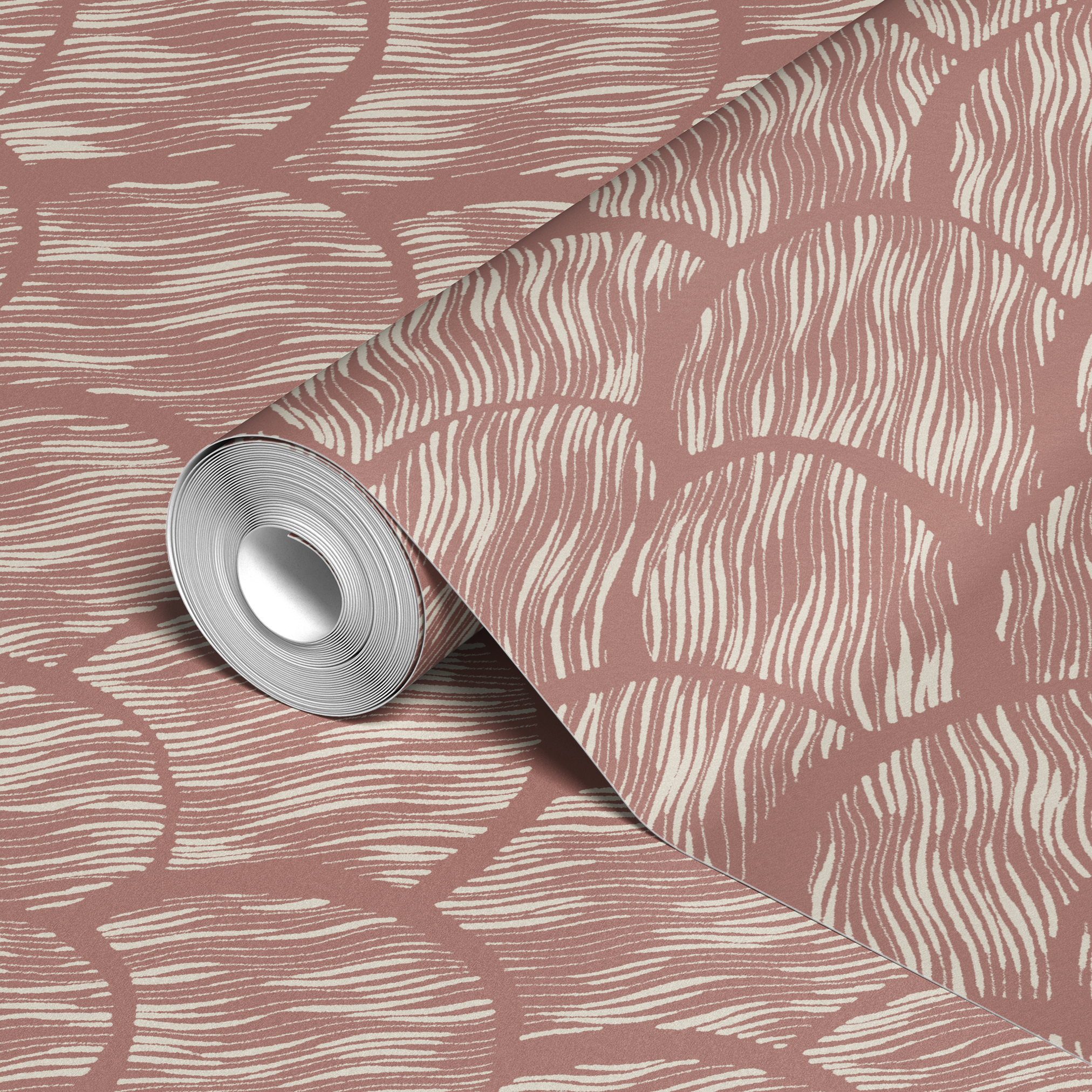  wallpaper roll closeup mockup