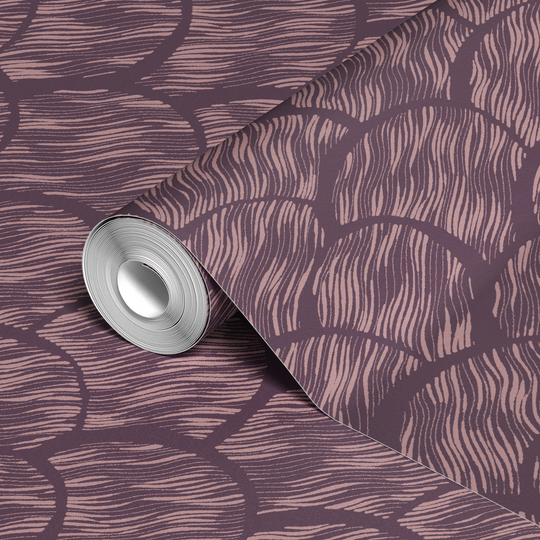  wallpaper roll closeup mockup