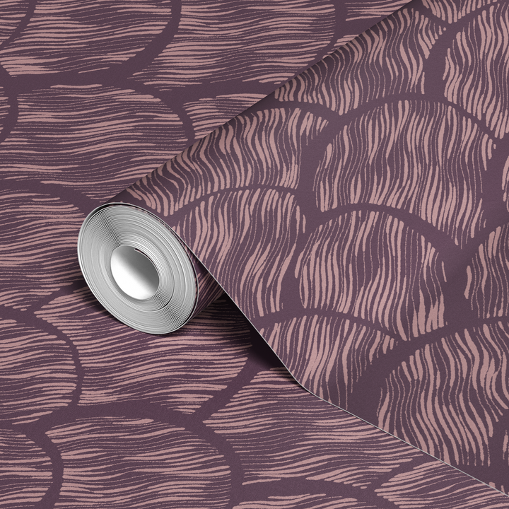  wallpaper roll closeup mockup