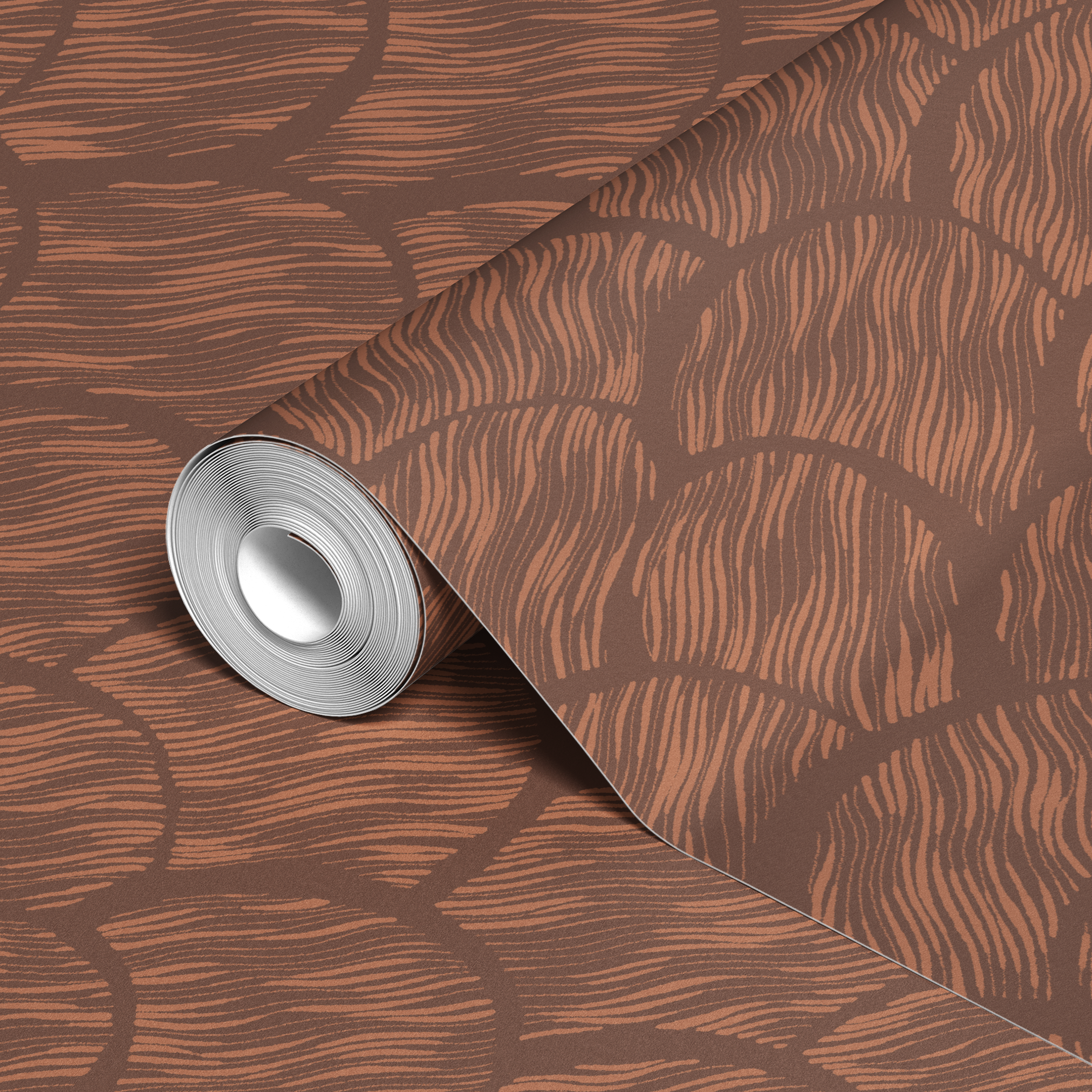  wallpaper roll closeup mockup