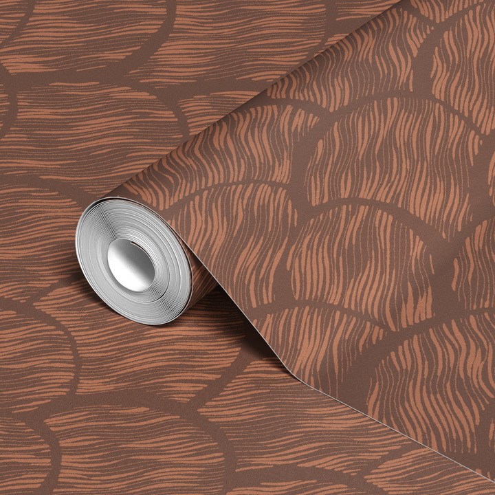 wallpaper roll closeup mockup