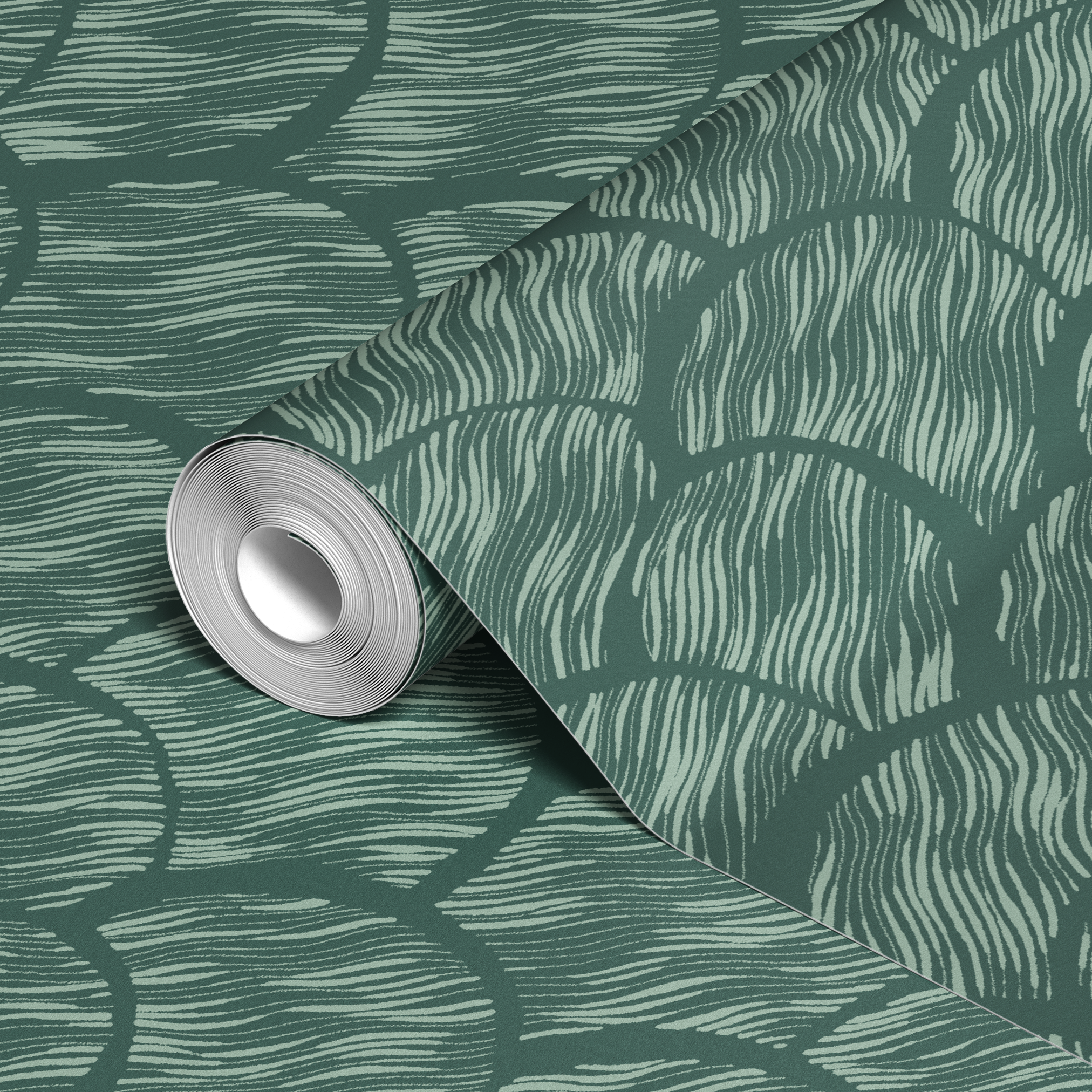  wallpaper roll closeup mockup