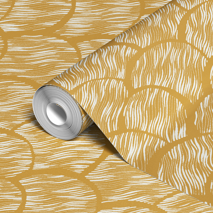 wallpaper roll closeup mockup