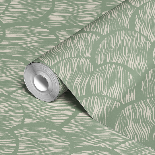  wallpaper roll closeup mockup