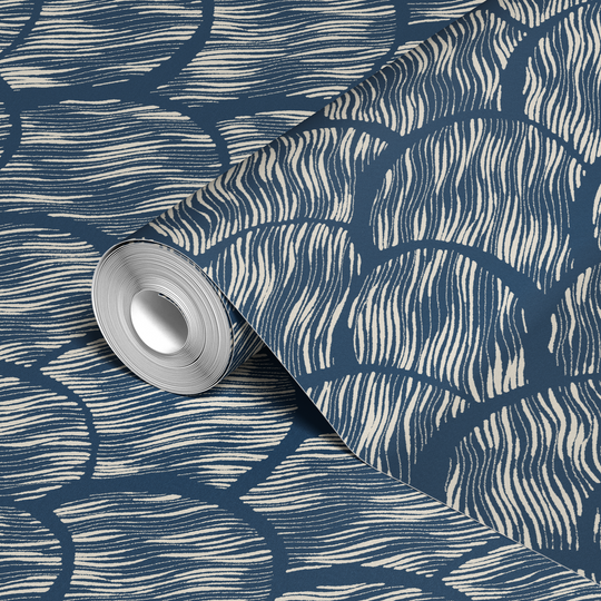  wallpaper roll closeup mockup