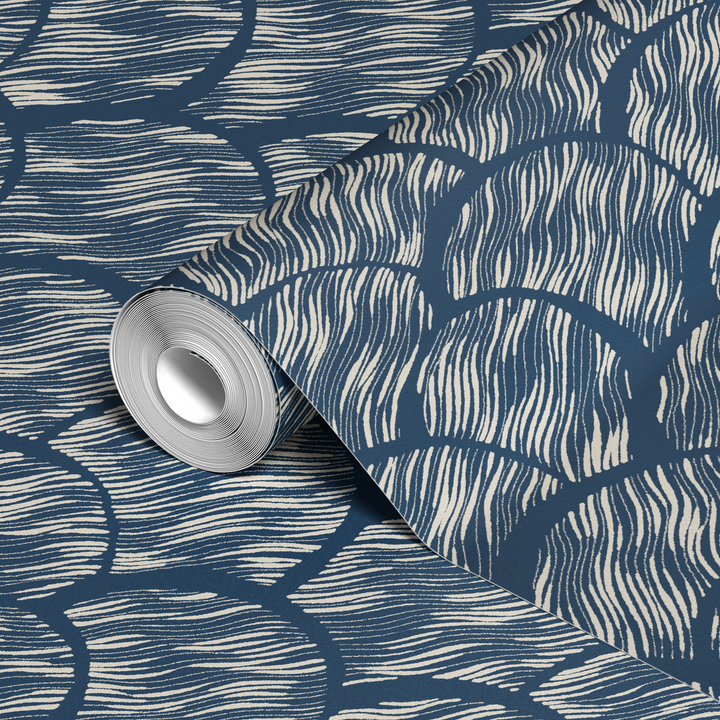  wallpaper roll closeup mockup