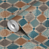  wallpaper roll closeup mockup