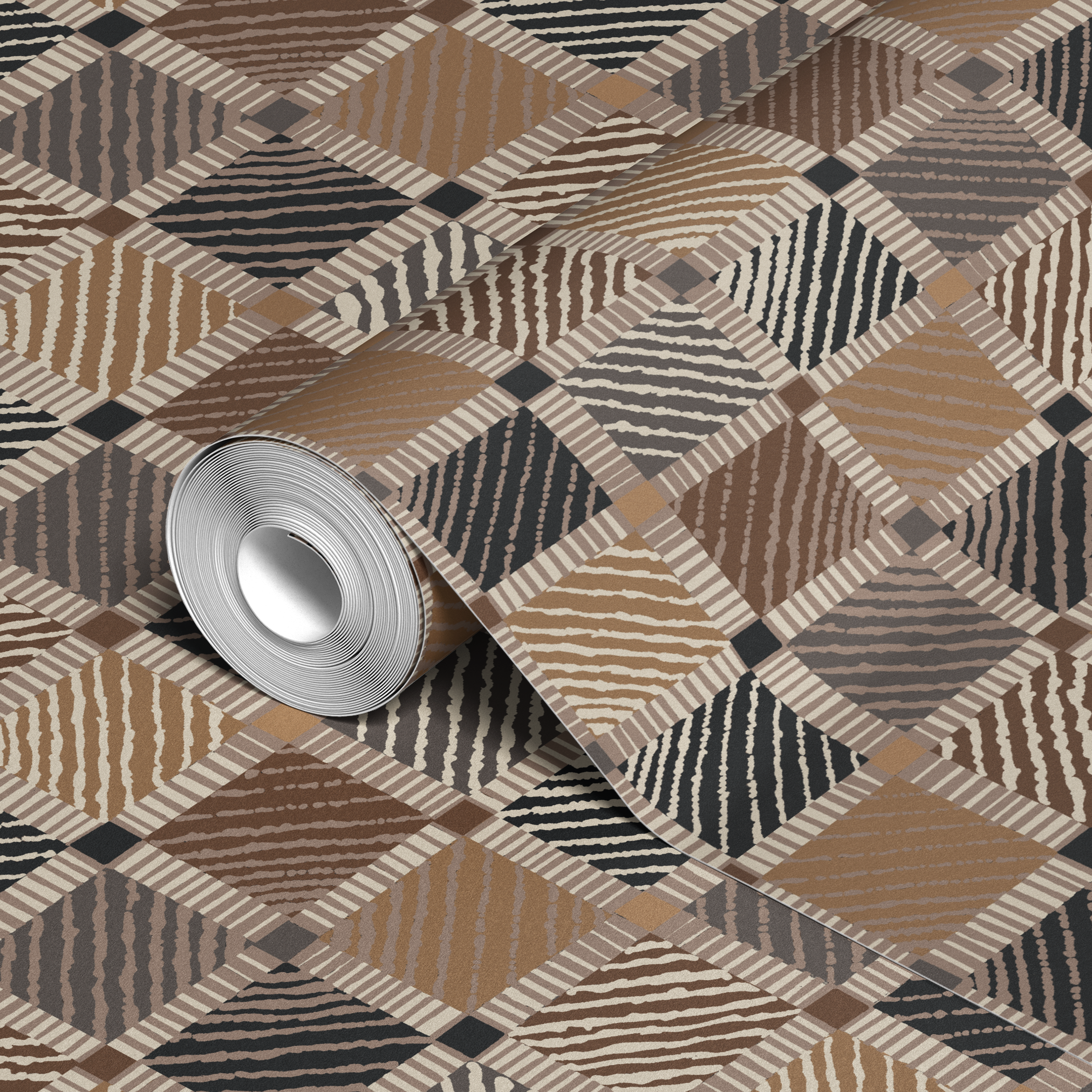  wallpaper roll closeup mockup