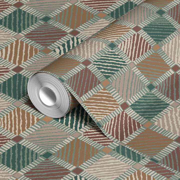  wallpaper roll closeup mockup