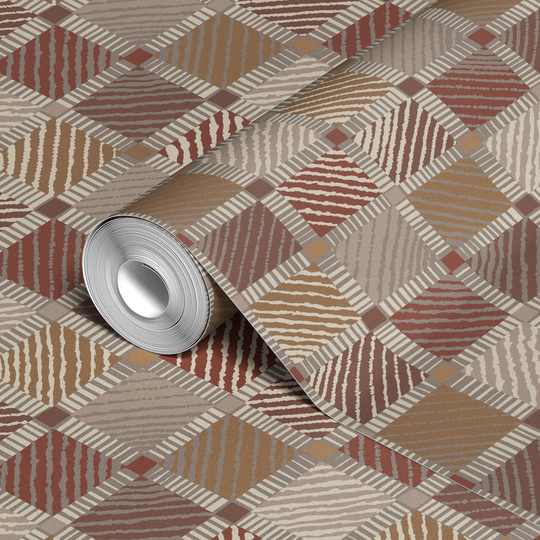  wallpaper roll closeup mockup