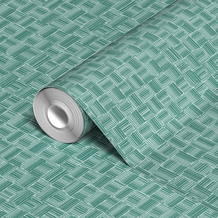 wallpaper roll closeup mockup