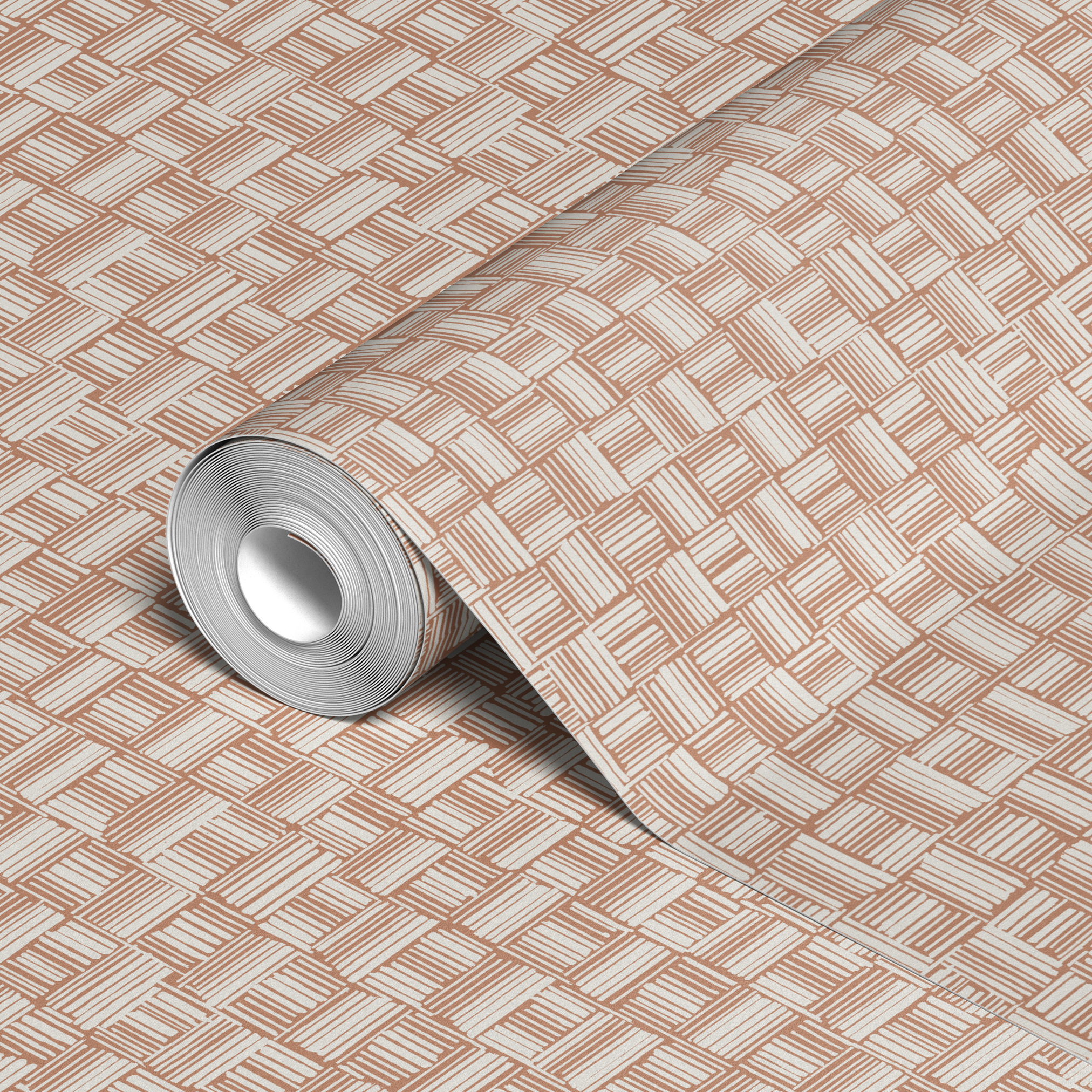  wallpaper roll closeup mockup