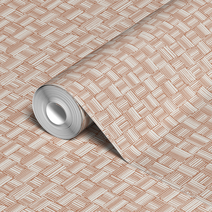  wallpaper roll closeup mockup
