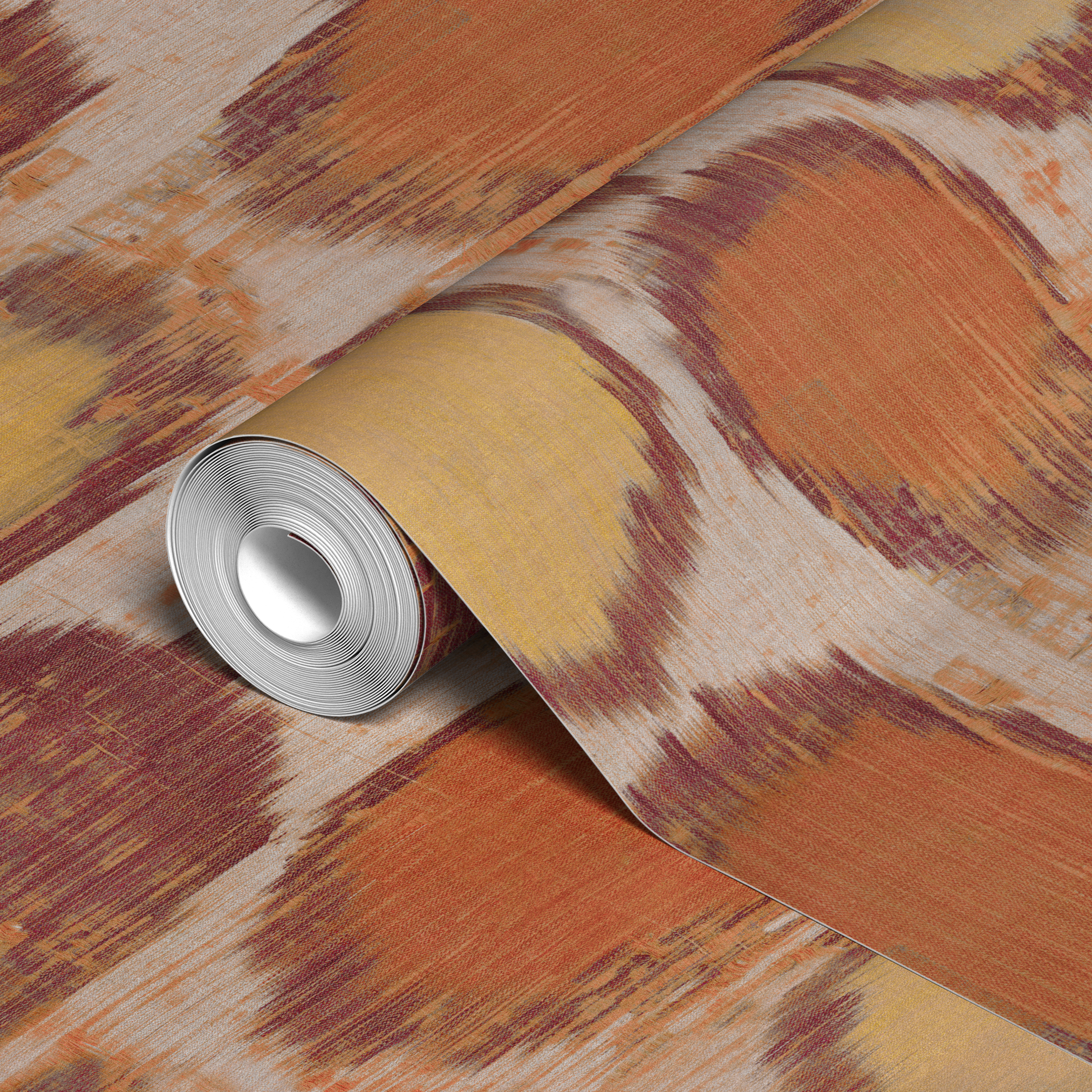  wallpaper roll closeup mockup