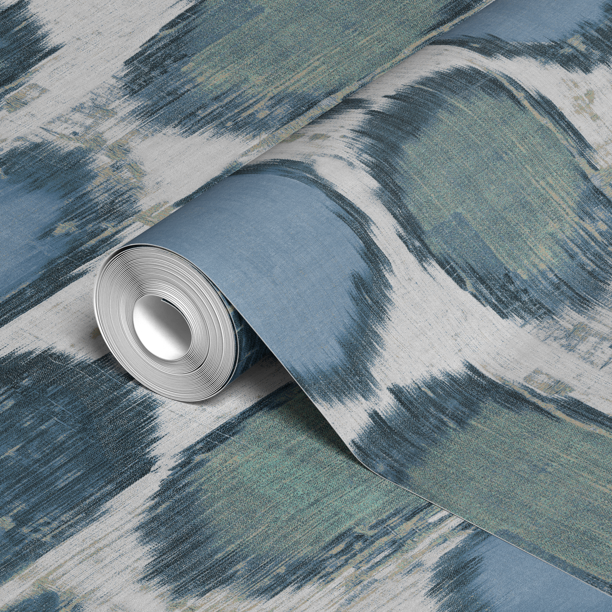  wallpaper roll closeup mockup