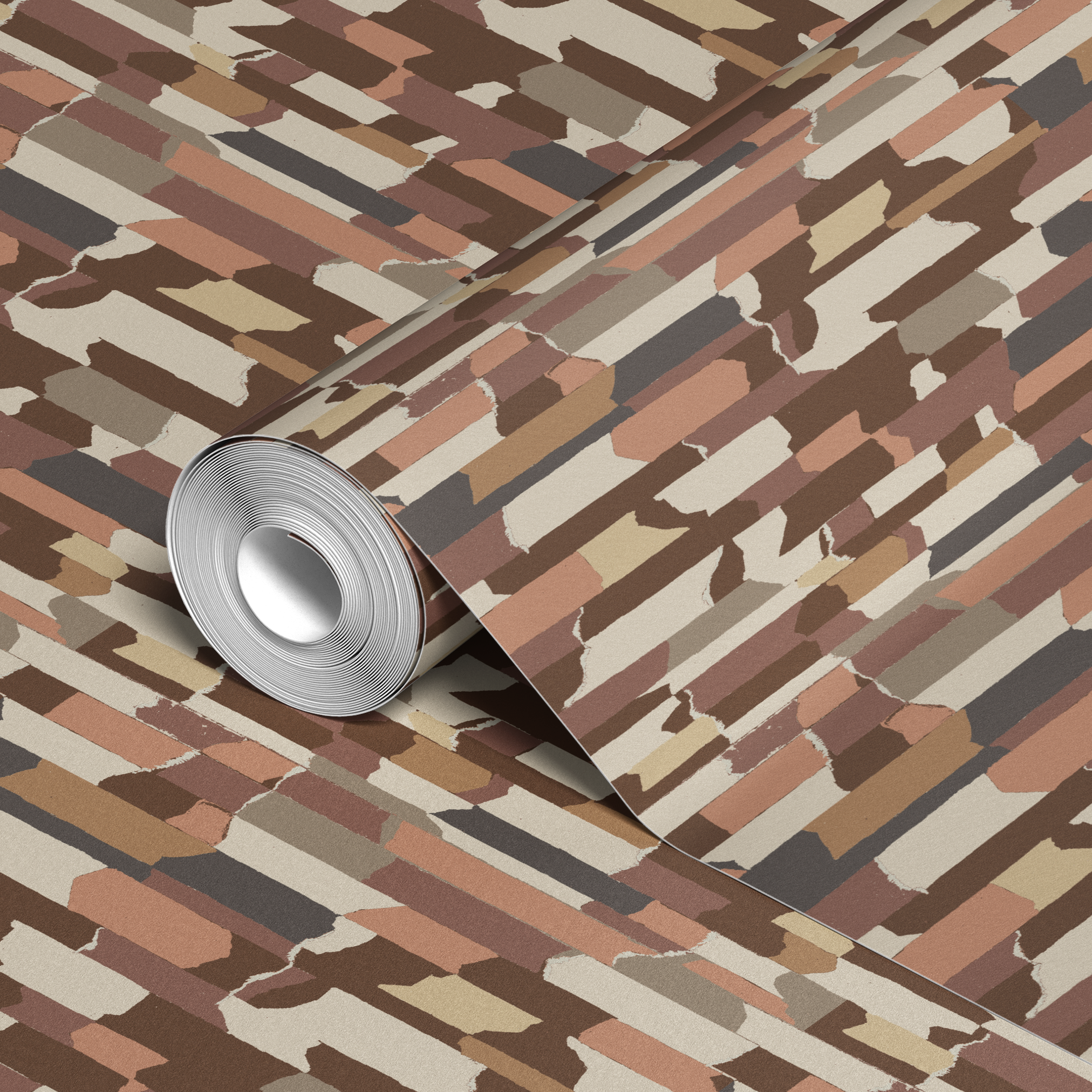  wallpaper roll closeup mockup