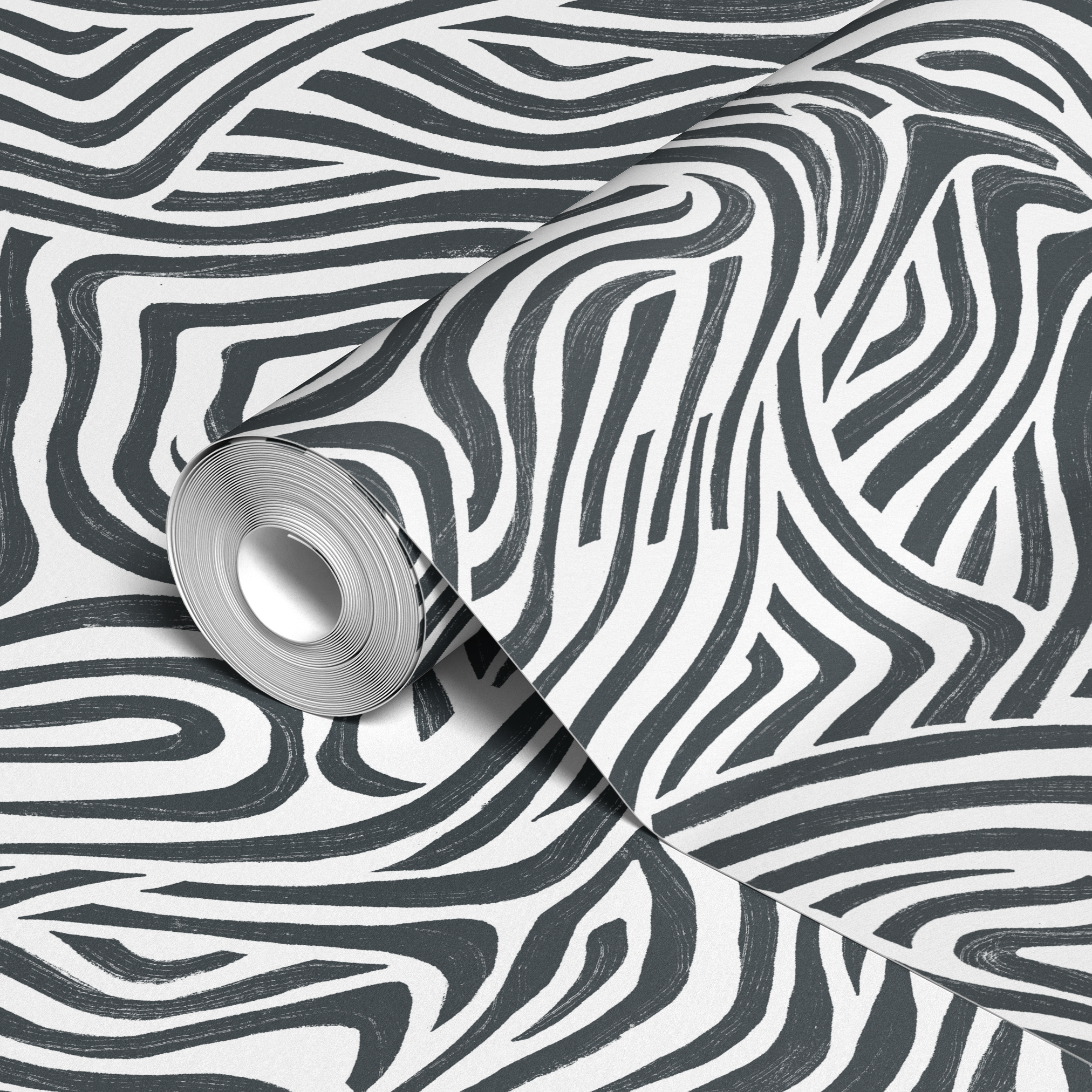  wallpaper roll closeup mockup