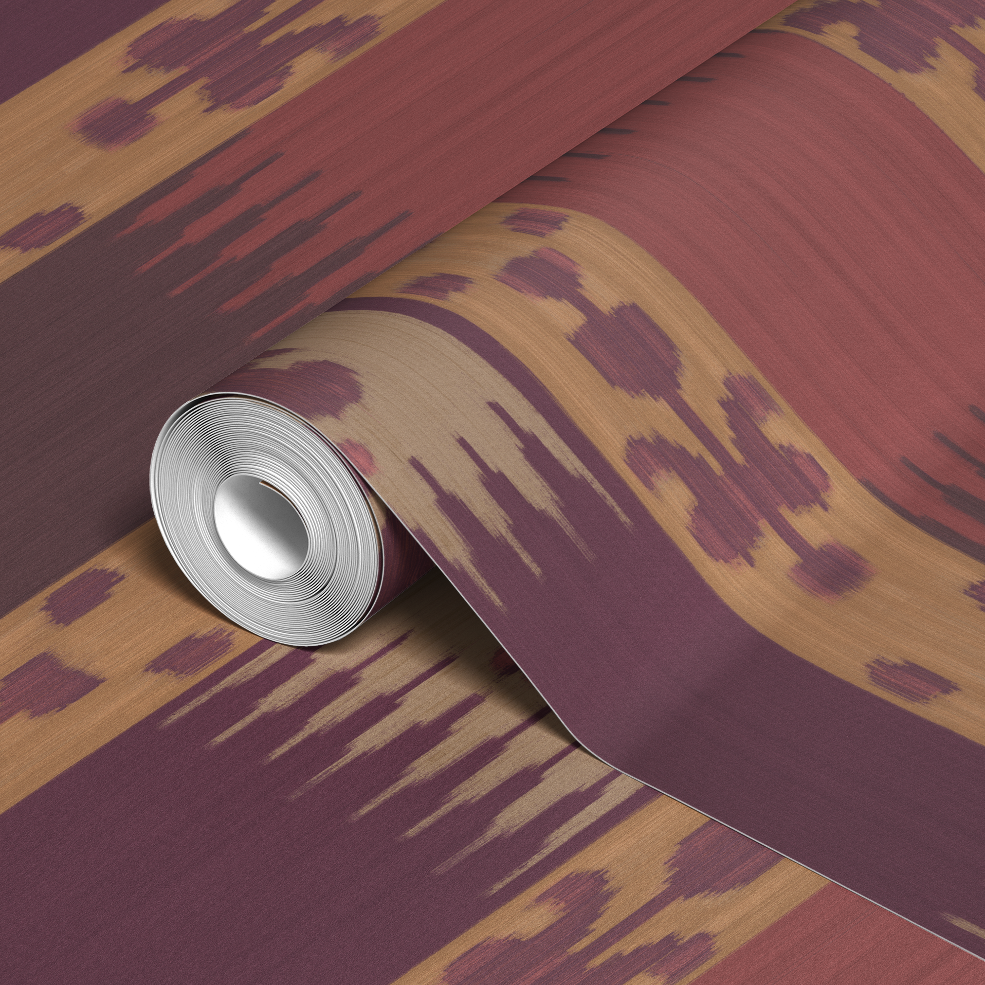  wallpaper roll closeup mockup