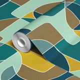  wallpaper roll closeup mockup