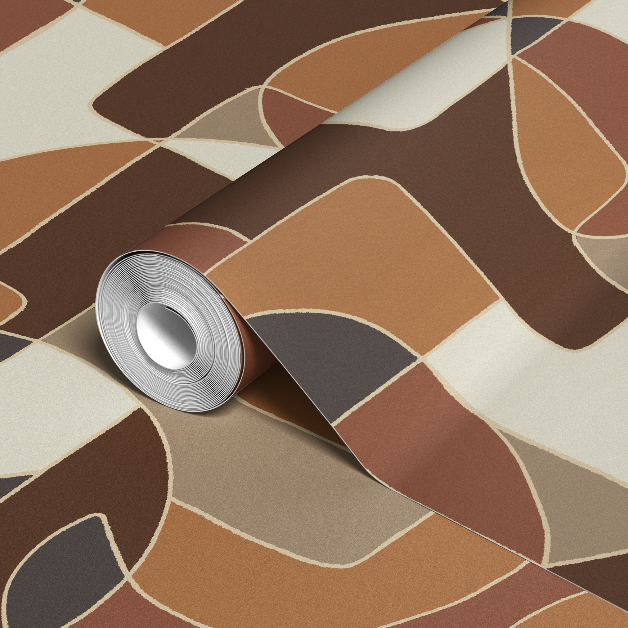  wallpaper roll closeup mockup