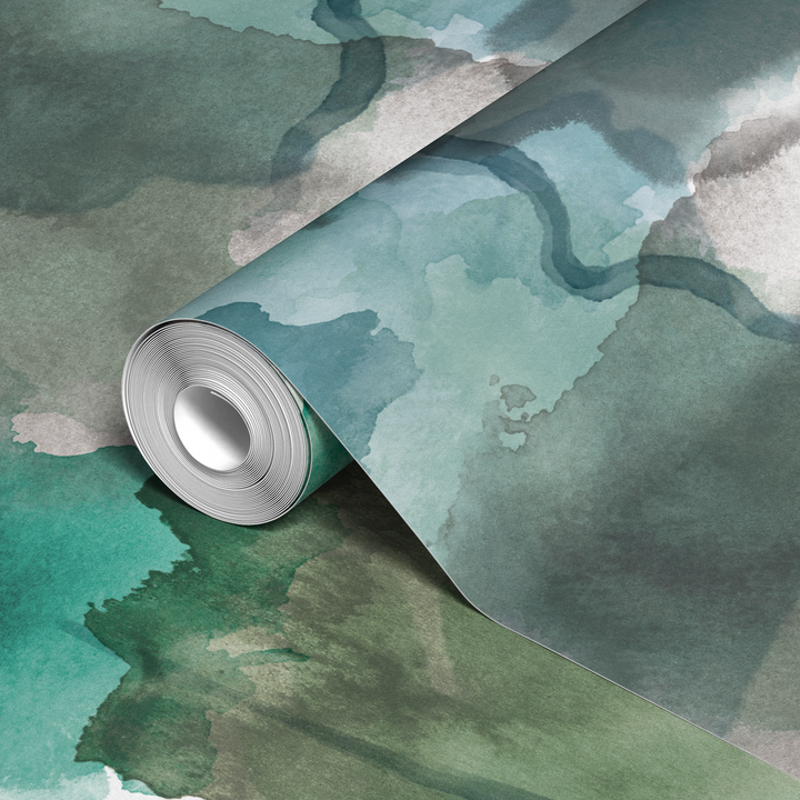  wallpaper roll closeup mockup