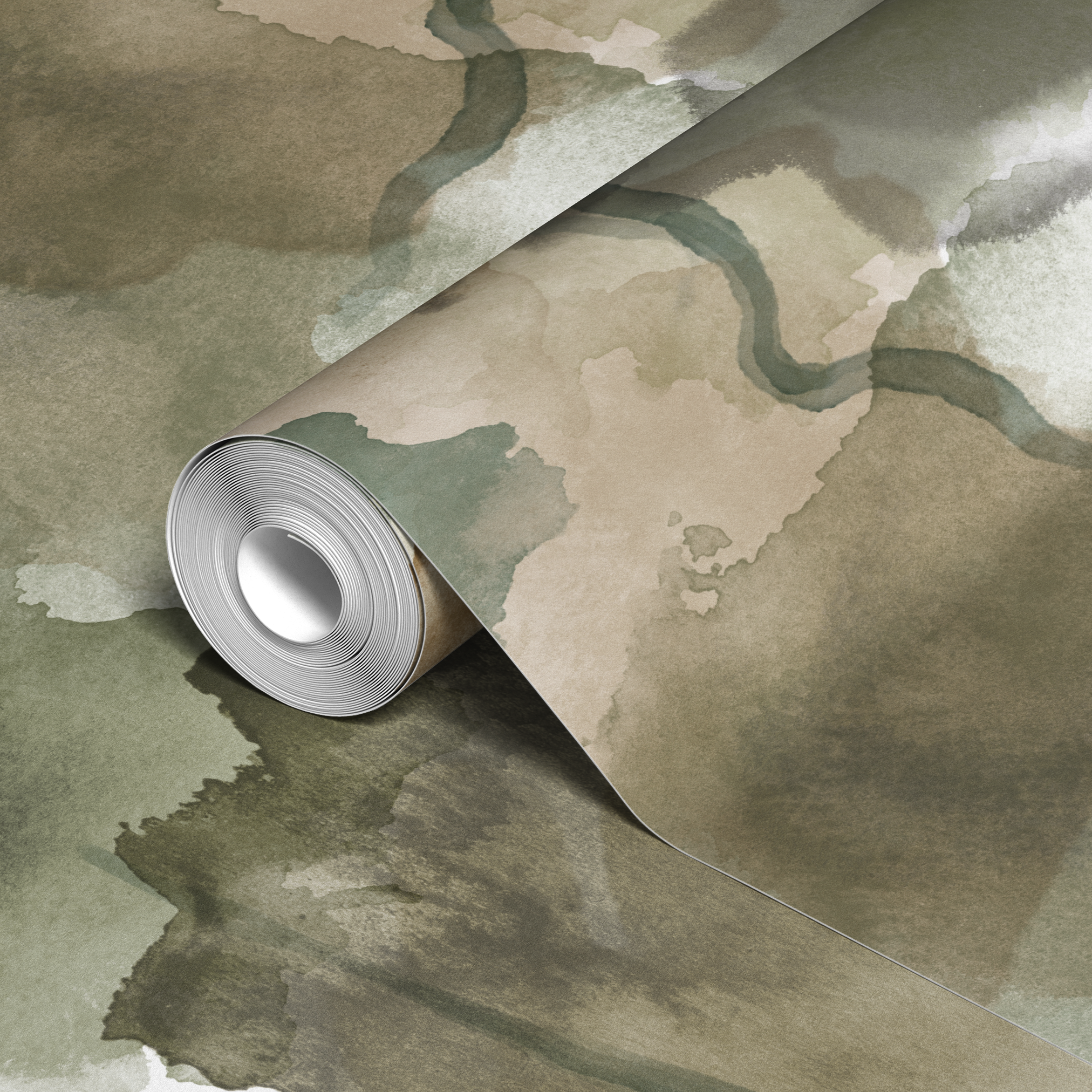  wallpaper roll closeup mockup