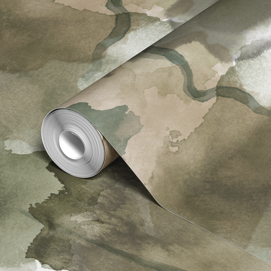  wallpaper roll closeup mockup