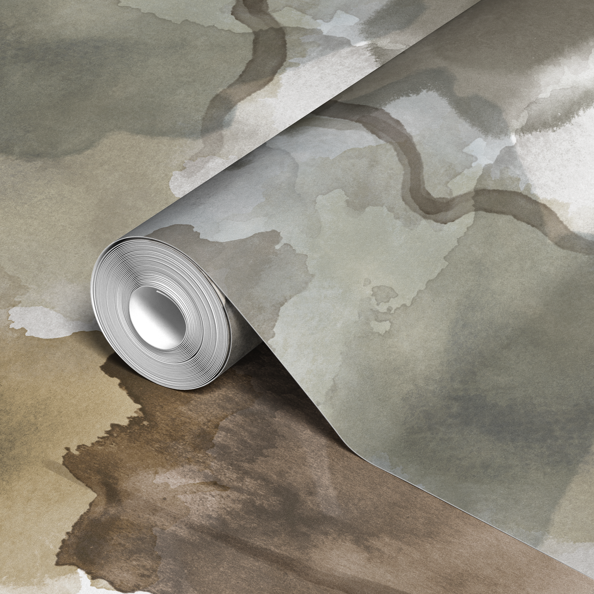  wallpaper roll closeup mockup