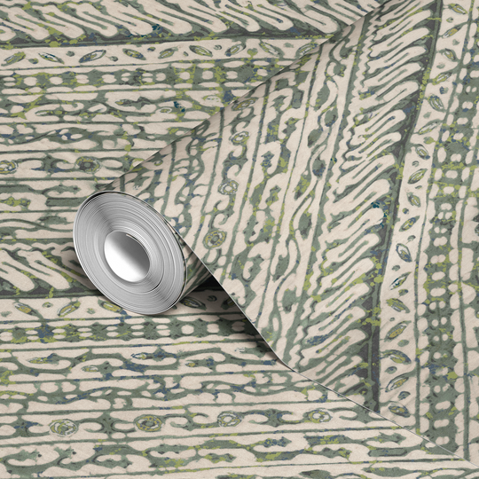  wallpaper roll closeup mockup