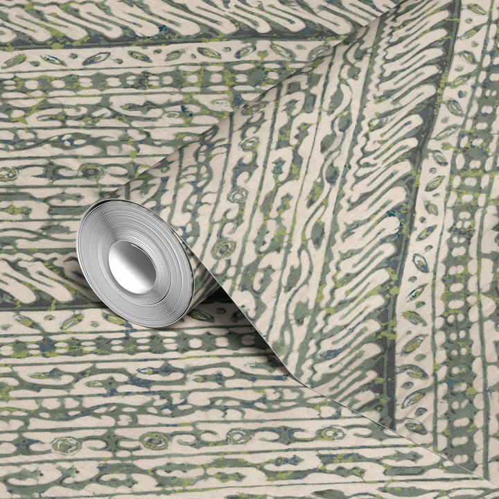  wallpaper roll closeup mockup