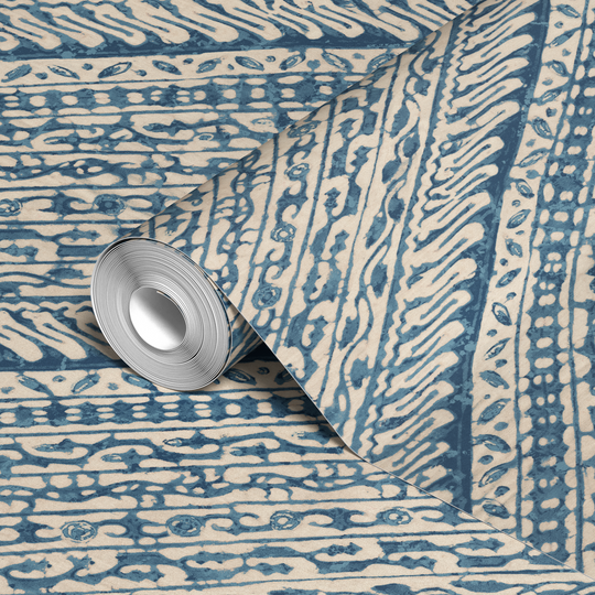  wallpaper roll closeup mockup