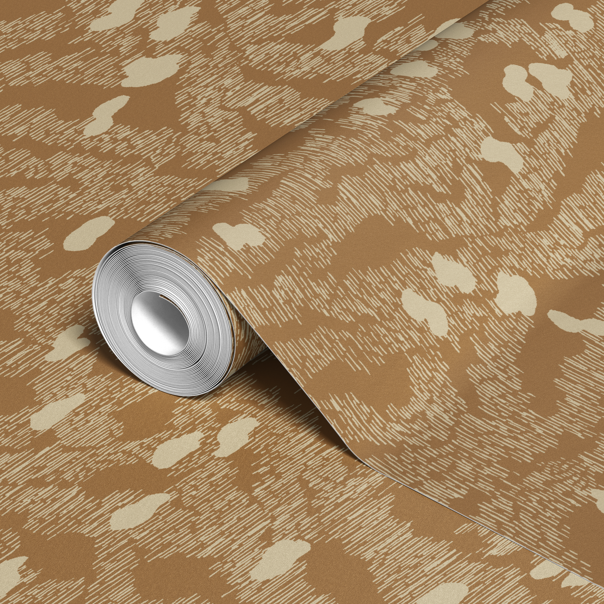 wallpaper roll closeup mockup
