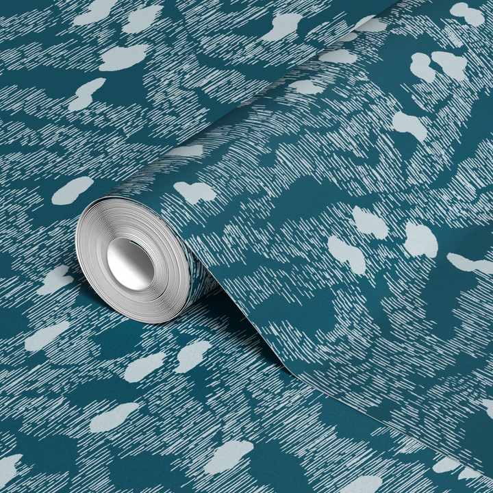  wallpaper roll closeup mockup