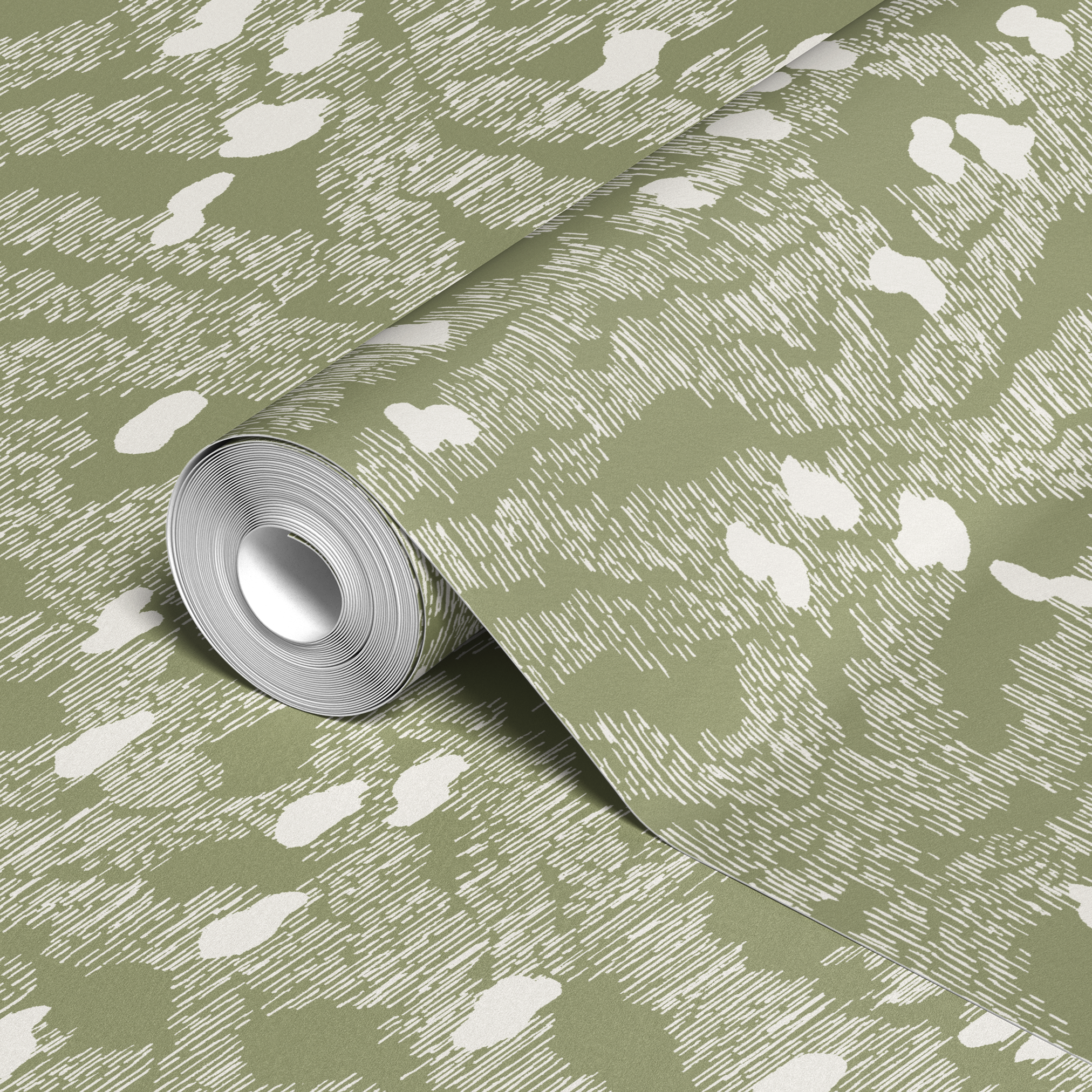  wallpaper roll closeup mockup