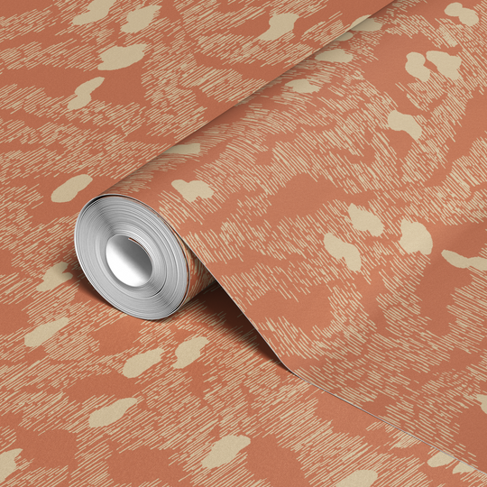  wallpaper roll closeup mockup