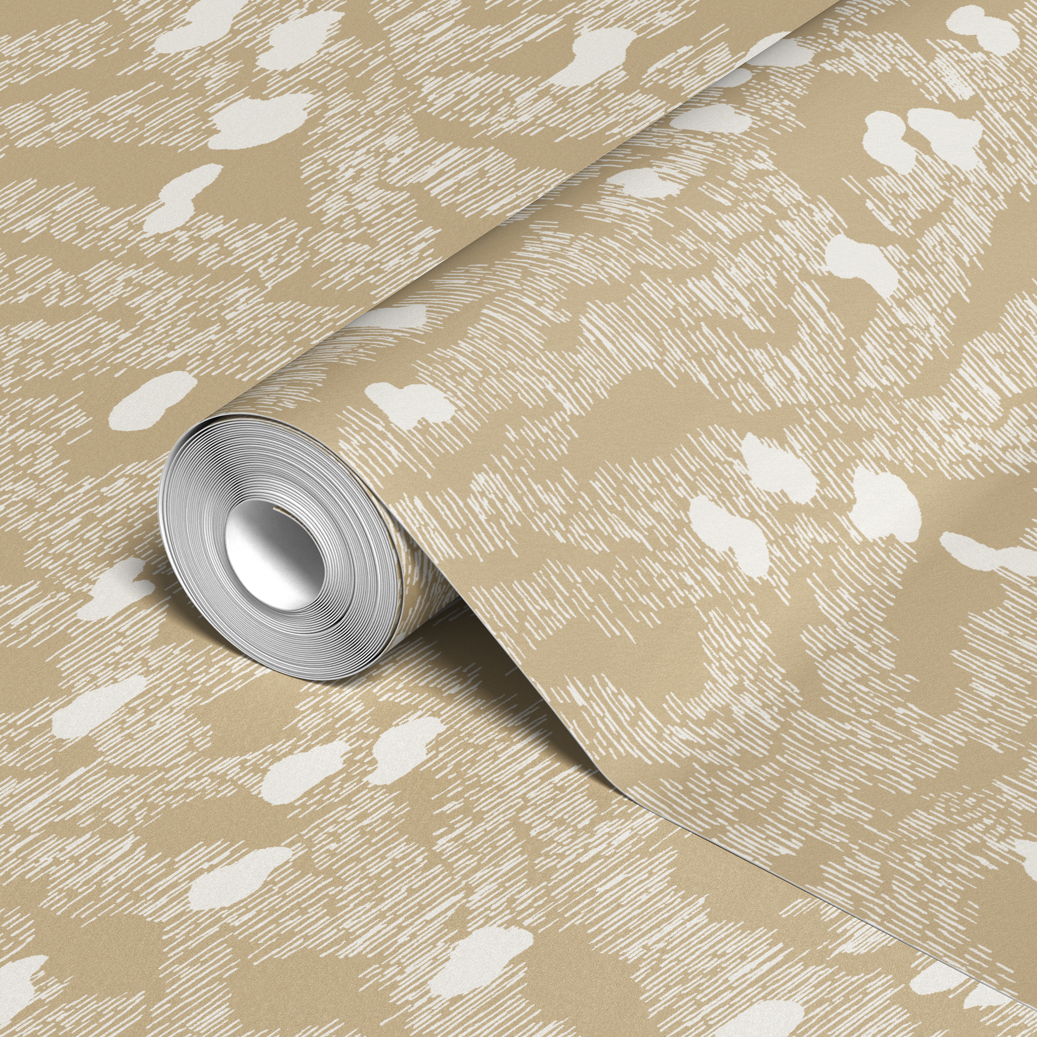 wallpaper roll closeup mockup