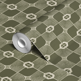 wallpaper roll closeup mockup