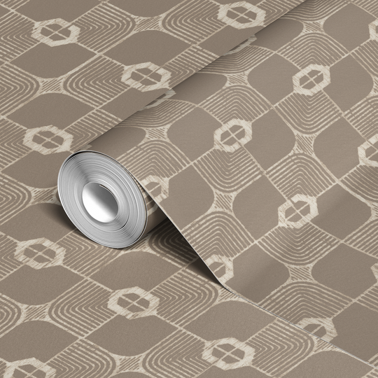  wallpaper roll closeup mockup