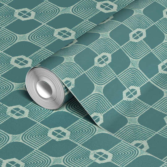  wallpaper roll closeup mockup