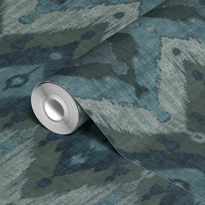  wallpaper roll closeup mockup