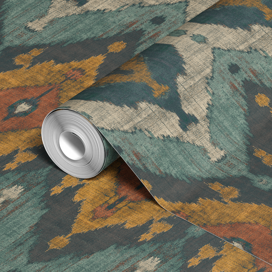  wallpaper roll closeup mockup