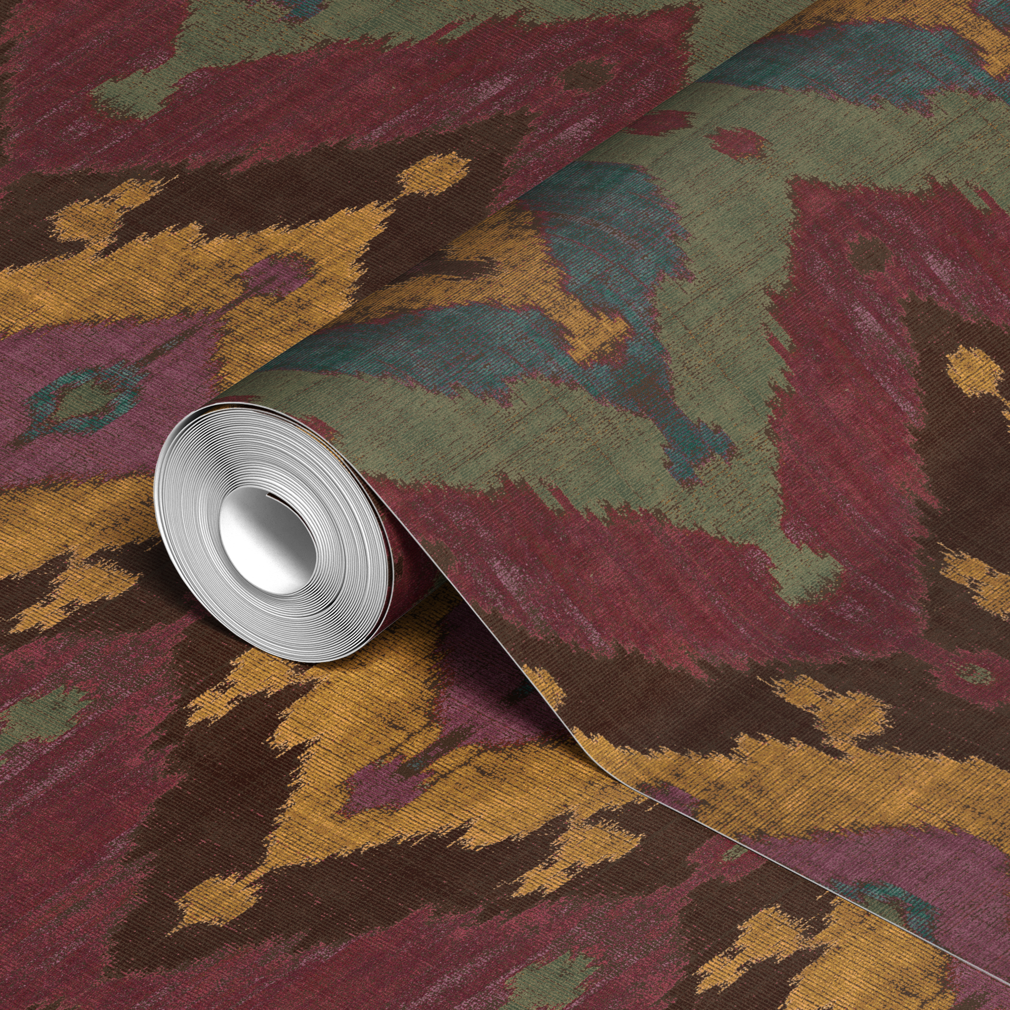  wallpaper roll closeup mockup