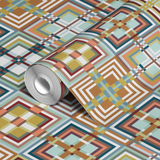  wallpaper roll closeup mockup