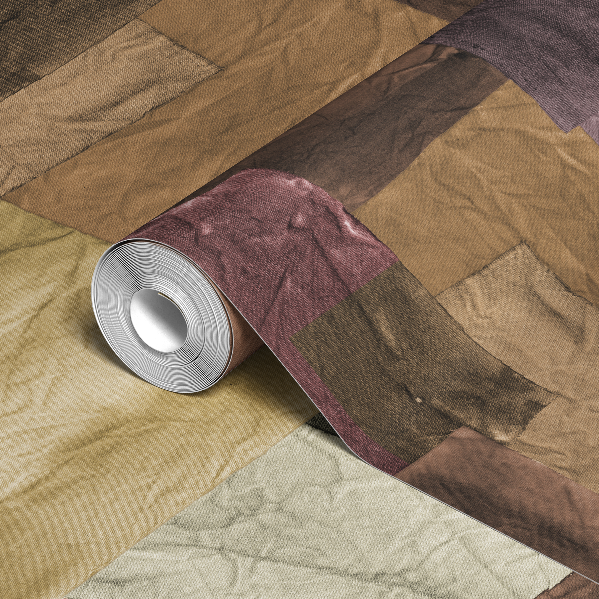  wallpaper roll closeup mockup