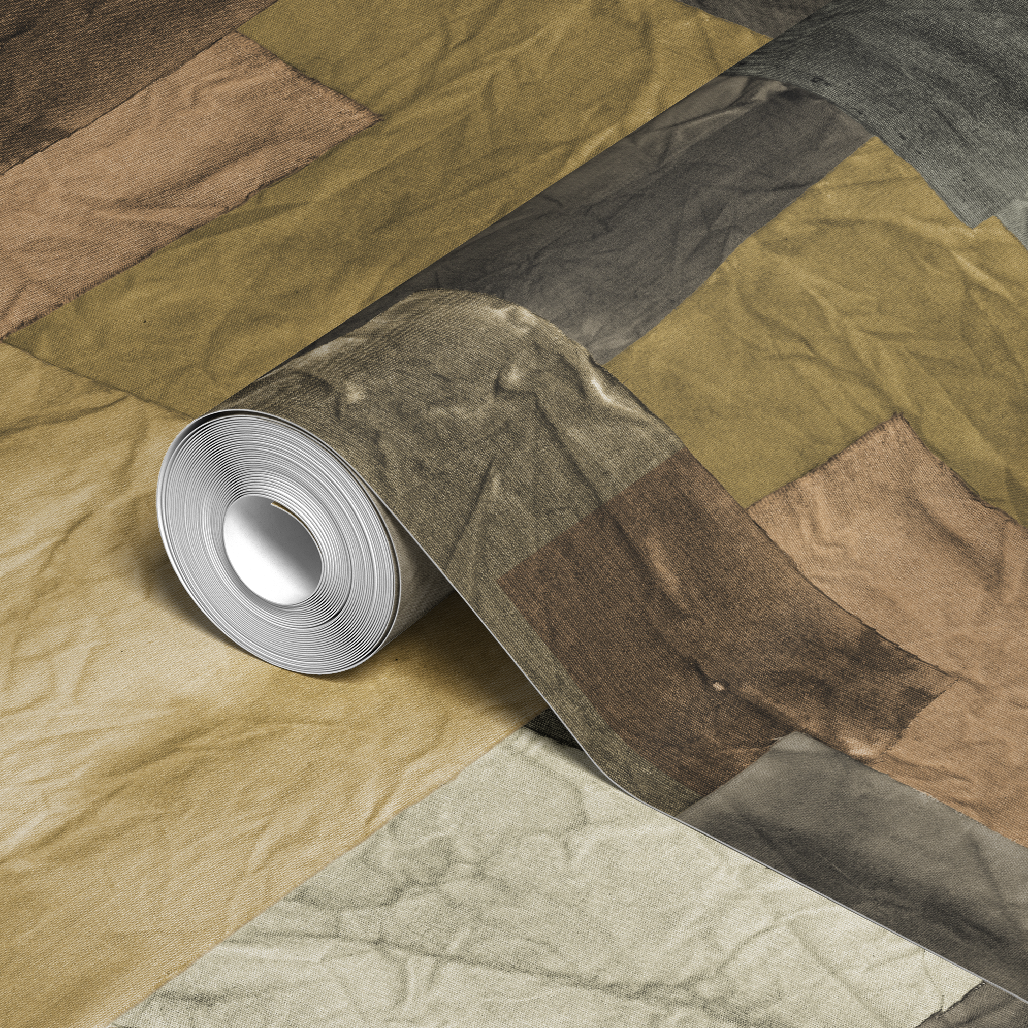  wallpaper roll closeup mockup