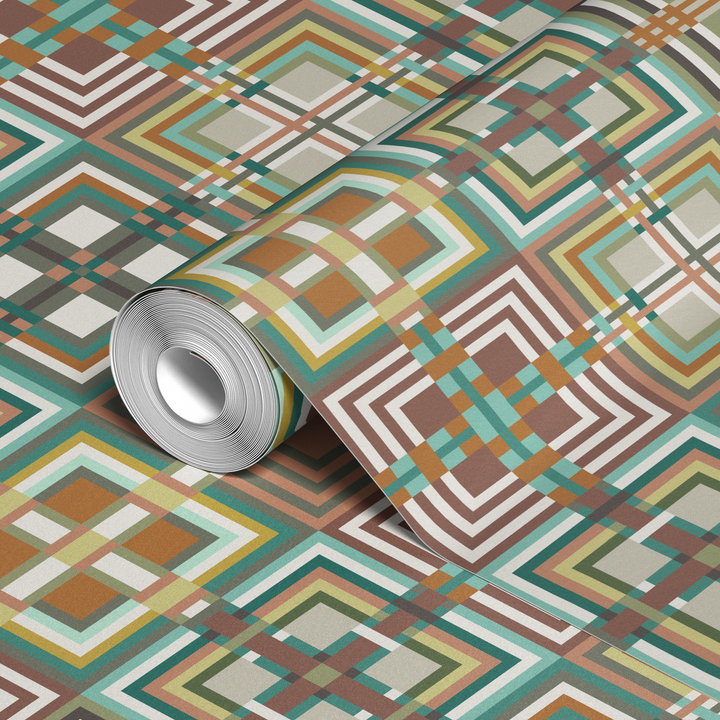  wallpaper roll closeup mockup