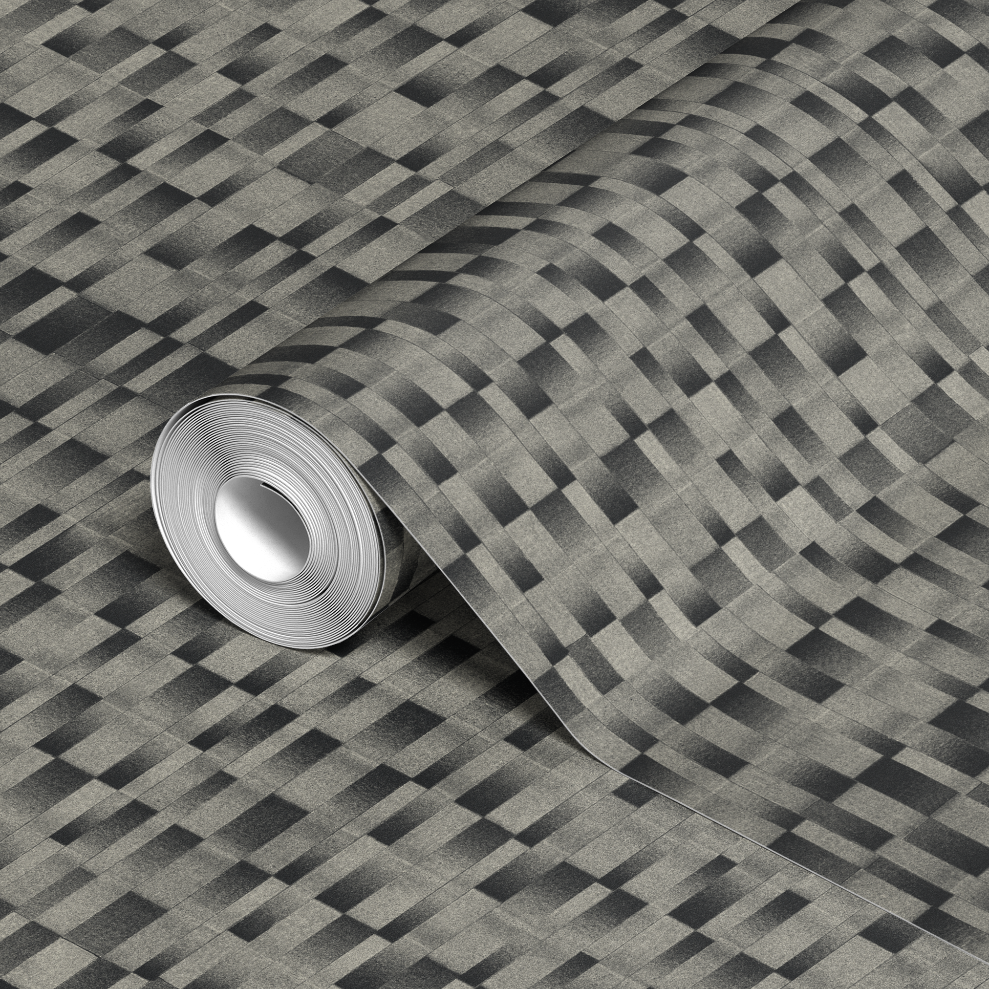  wallpaper roll closeup mockup