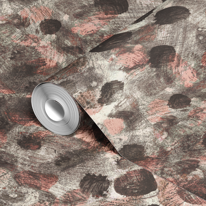  wallpaper roll closeup mockup