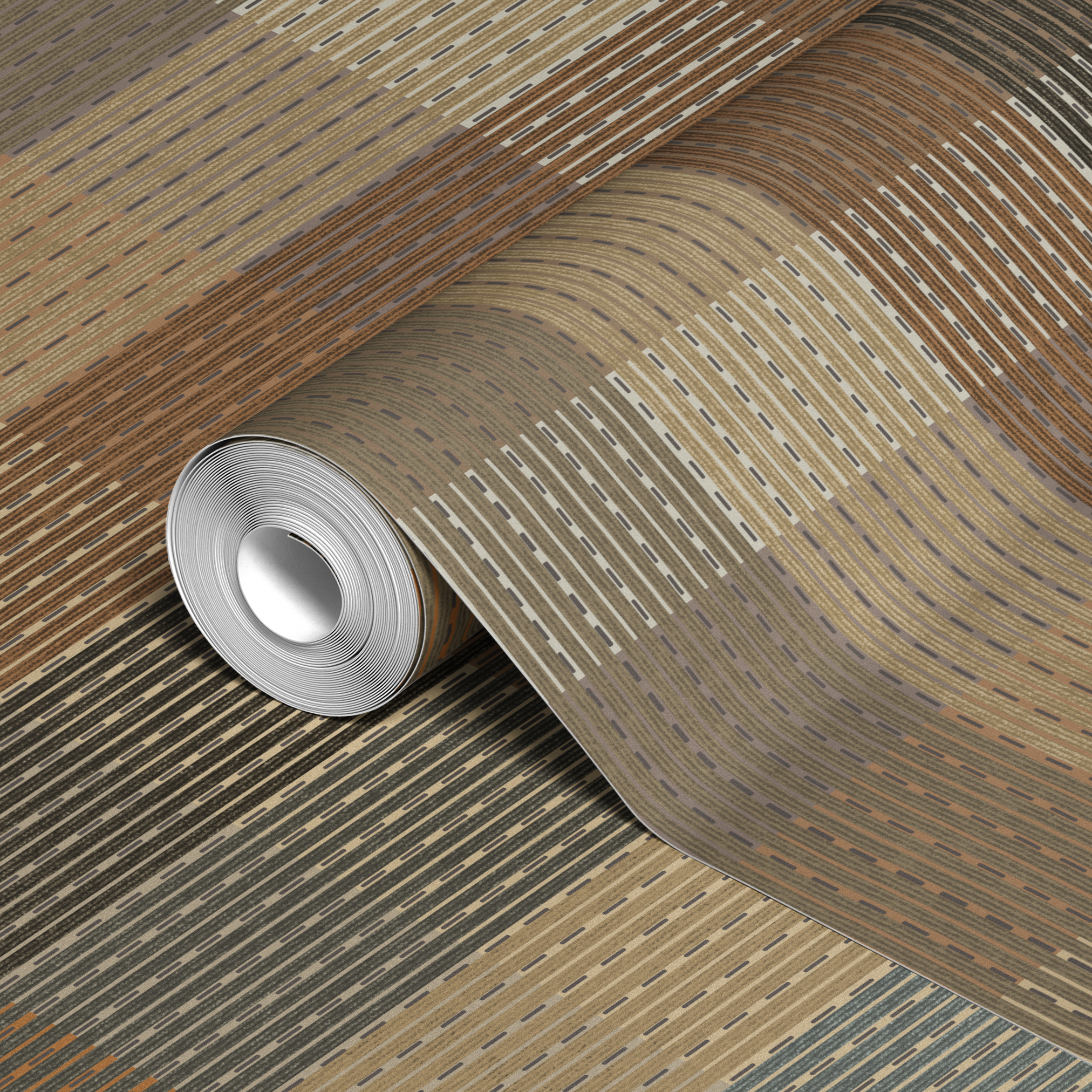  wallpaper roll closeup mockup
