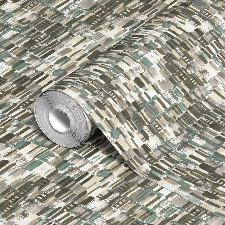  wallpaper roll closeup mockup